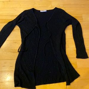 Black sparkly cardigan for kids
